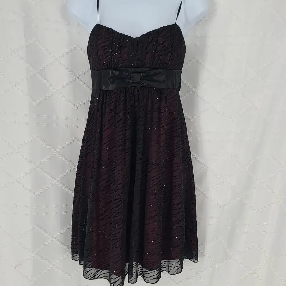 Ruby Rox Vintage Y2K Sparkling Fairy grunge dress SZ Small whimsigoth Party Red - Picture 2 of 12